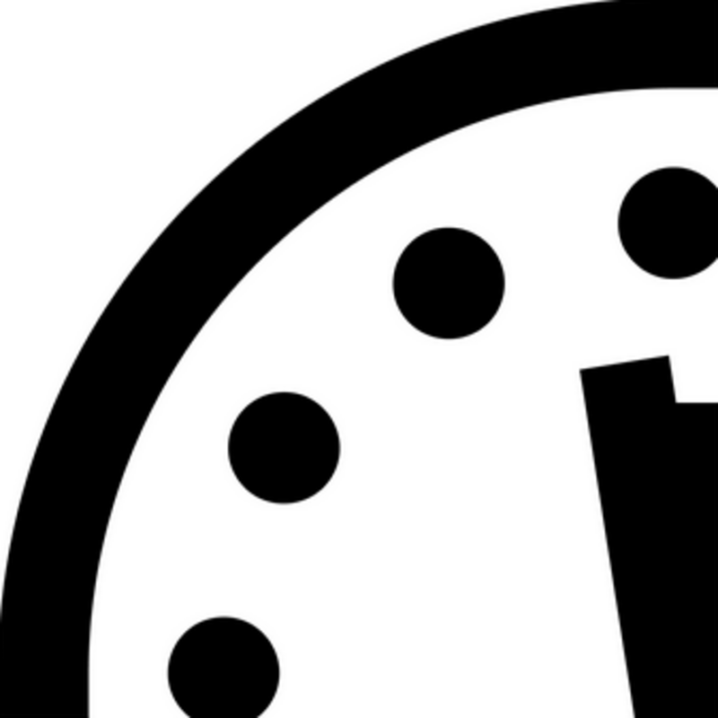 Es sind 89 Sekunden vor Mitternacht.