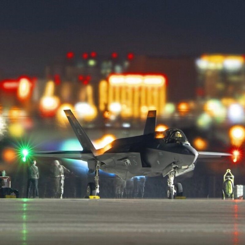 F35-Lightning II in Las Vegas. 