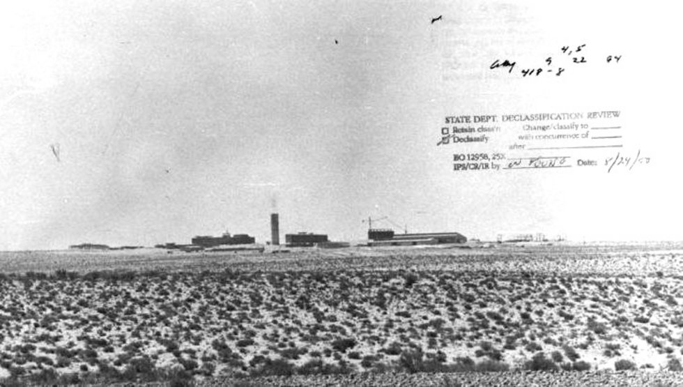 {f:if(condition:'Bau der Dimona Atomanlage, Israel, 1960',then:'Bau der Dimona Atomanlage, Israel, 1960',else:'Glossarbegriff: Dimona'