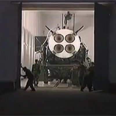 Chinesische Dong Feng 3A-Rakete in Wartungsübung. Foto: Youtube