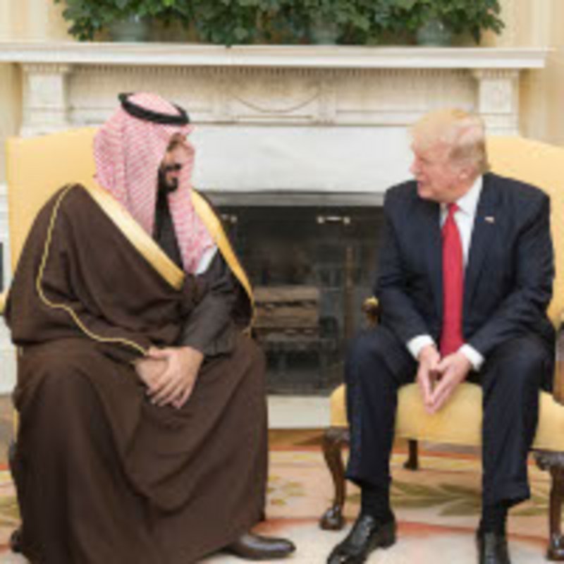 Mohammed Bin Salman und Donald Trump am 14.03.2017 im Oval Office. Foto: Shealah Craighead/White House/gemeinfrei