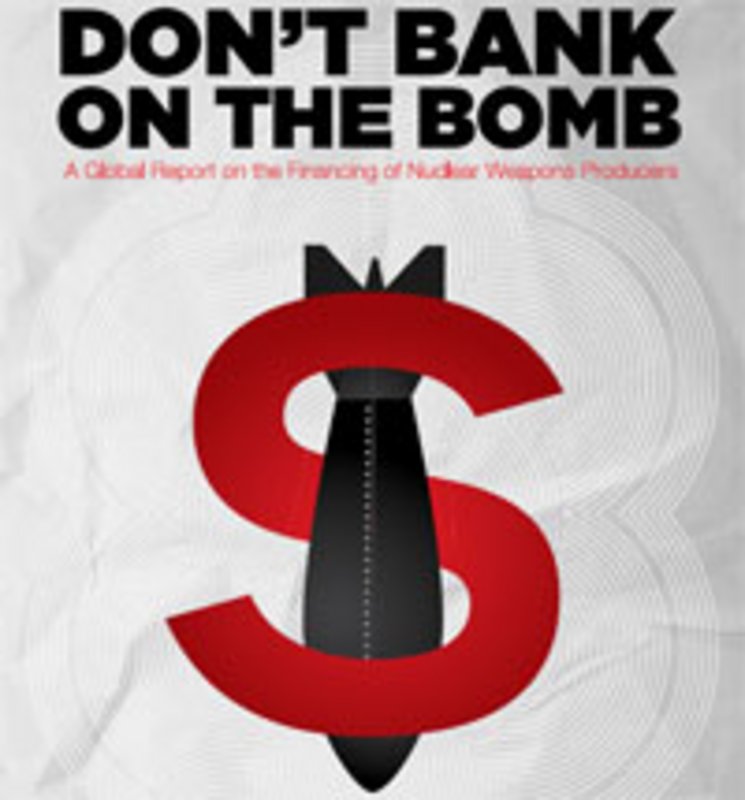 Cover der Studie "Don#t Bank on the Bomb". Foto: ICAN/PAX